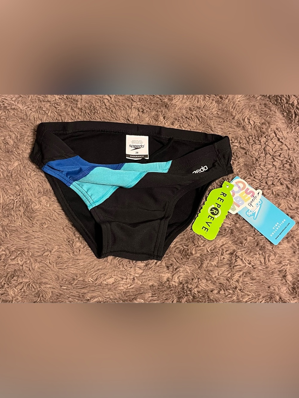 NWT Men’s Speedo Endurance Briefs ~ Size 28